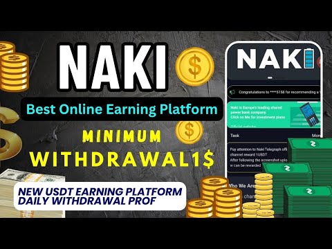 Naki is Europe's leading shared power bank company.Minimum deposit 12$🤝Minimum withdrawal 1USDT