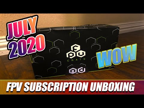 JULY FPVCRATE | 2020 | Unboxing & Review! - I AM GIVING IT AWAY! WE HIT 5K!