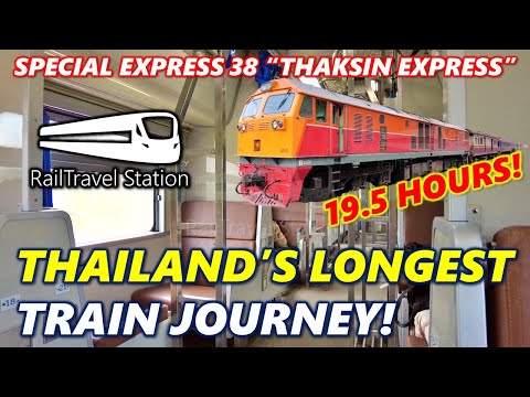 SINGAPORE TO BANGKOK BY JUNGLE RAILWAY! (Part 2) 🇹🇭🚆 SRT Special Express 38 Sungai Kolok→Bangkok