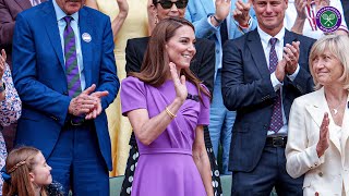 HRH The Princess of Wales arrives on Centre Court | Wimbledon 2024