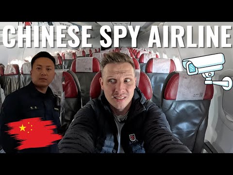 Onboard a BIZARRE CHINESE SPY AIRLINE with Suspicious SECURITY!