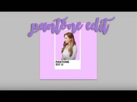 kpop pantone edit - photoshop cs5