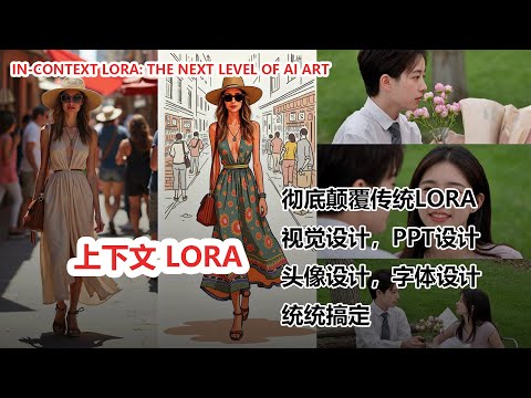 InContext LoRA：AI绘画关联性新突破！轻松打造电影故事版、情侣头像、创意设计！|The Next Level of AI Art