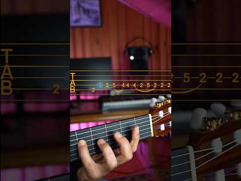 Amor Mio | Tabs 4K Guitar Loop #shorts