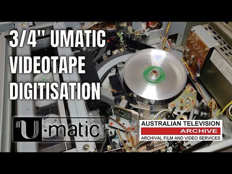 3/4" Umatic Videotape: Expert Digitisation  Services | Australian Television Archive.