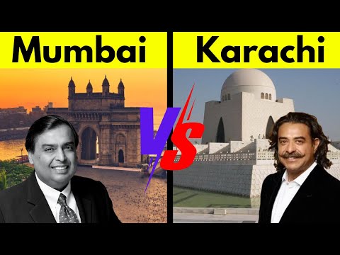 Mumbai VS Karachi City Comparison in Hindi | Karachi VS Mumbai City in HIndi 2024