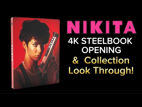 Opening. NIKITA 4K Blu-ray Steelbook. Unboxing.