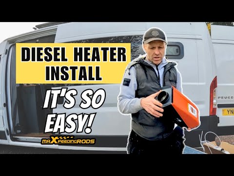 Installing a Chinese DIESEL HEATER | Campervan Build Peugeot Boxer | Maxpeedingrods