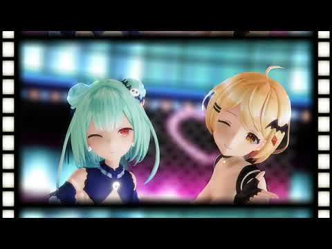 愛包ダンスホール  -潤羽るしあ・夜空メル- #MMDホロライブ