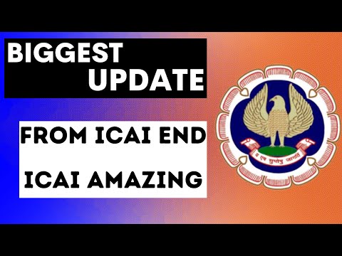 |ICAI Biggest News| ICAI Great News| ICAI Amazing News| Good News For CA Aspirants@CANitinChawla​