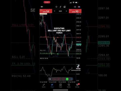 HOW TO DO SELL LIMIT AND BUY LIMIT #moneytechph #trading #moneytechph #stockmarket  #forextrading