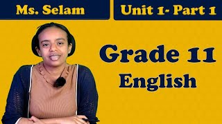 Grade 11 English Unit 1 Part 1  Simple present tense  + Active and Passive Voice + UEE Questions