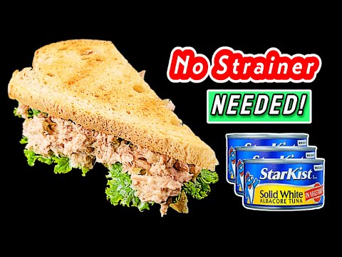 Genius Tuna Hack: No Strainer Needed!