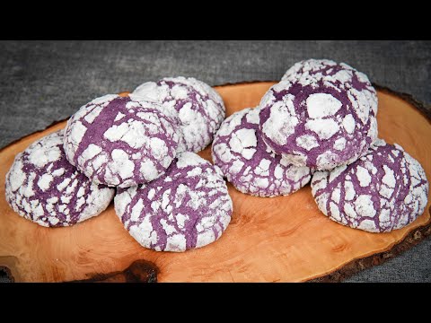 Easy Ube Crinkle Cookies Recipe: Soft, Chewy, and Irresistible! |  How to Make Ube Crinkle Cookies