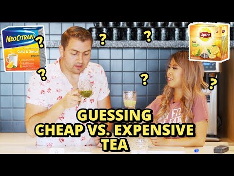 FOODIES GUESS CHEAP VS. EXPENSIVE TEA | Food Challenge 2019