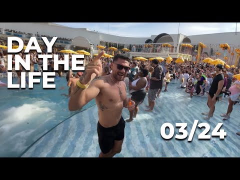 Day In The Life | Day 1 of Pool Season | John Summit In Vegas