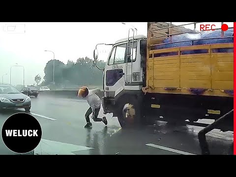 40 Shocking Moments Of Luckiest People Caught On Camera Filmed Second Before Disaster!