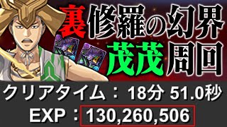 【パズドラ】裏修羅の幻界を両茂茂で超高速周回！経験値がとにかくヤバすぎる！