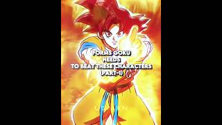 Goku vs Anime Characters ☠️ | Dragon Ball 4K Anime Edit - #dbs #dragonball #goku #trending