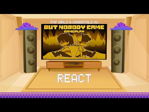 FNF Girls & Undertale AU React - FNF But Nobody Came V2 - Gacha Club