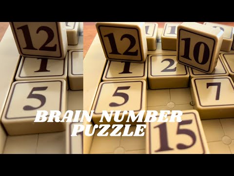 ASMR💥MAGNETIC NUMBER PUZZLE