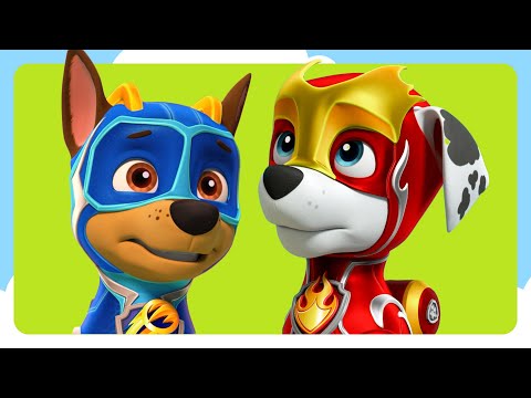 Chase and Marshall Mighty Pups Rescues | PAW Patrol | Cartoons for Kids