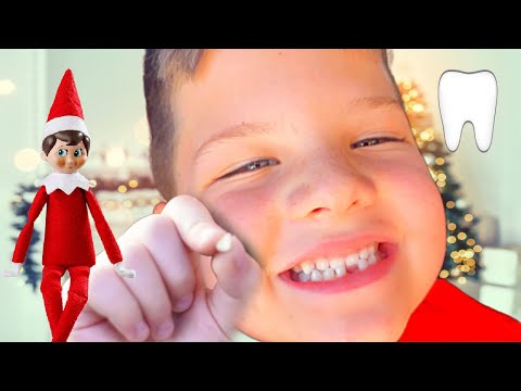 CALEB LOOSES FIRST TOOTH + Money SURPRISE FROM THE TOOTH FAIRY and GIFT from ELF ON THE SHELF!