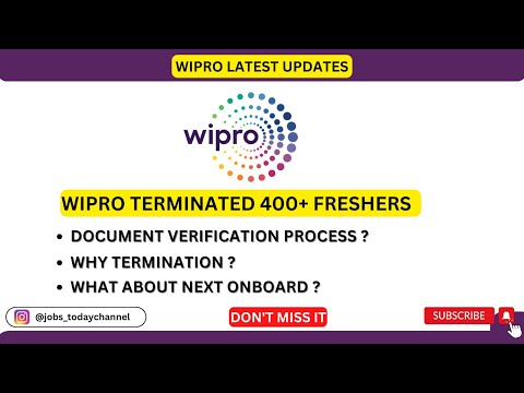 WIPRO TERMINATION MAIL | NEXT ONBOARD | DOCUMENT VERIFICATION PROCESS | 2022 BATCH |