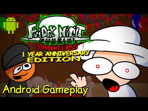 FNF: Strident Crisis 1 Year Anniversary Edition (Android Gameplay Showcase)