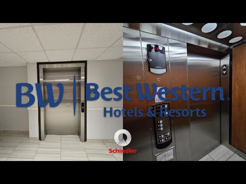 Early Schindler 330a hydraulic elevator at the Best Western in Erie PA