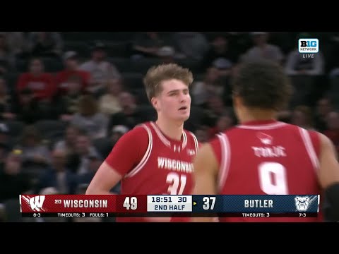 Highlights vs Butler || Wisconsin Basketball || Dec. 14, 2024