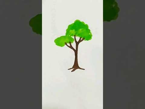 tree Drawing #shorts #youtuheshorts #art #reels