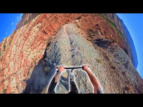 RedBull Rampage on a Dirt Scooter