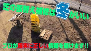 芝生を冬に張り替える方法と、メリットについてプロだけが知る情報を届けます!!