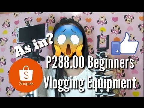 Beginners Vlogging Equipment (P288.00 Shoppee) || Bisaya Vlog