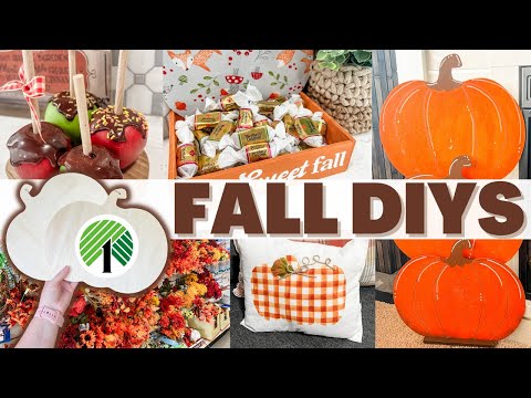 🍁FALL Dollar Tree DIYS to CRAFT now! (SAVE MONEY with these EASY $1.25 AUTUMN diys for 2024)