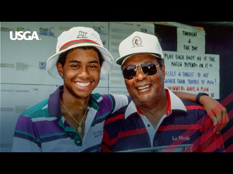 15-Year-Old Tiger Woods at the 1991 U.S. Junior Amateur Championship