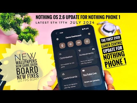 Nothing OS 2.6  new update for nothing phone 1 with new features.