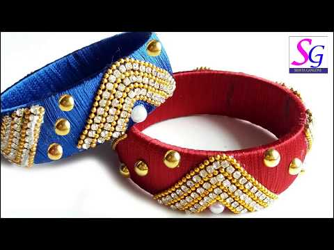 silk thread designer bangle | Bridal Collection | fancy bangle