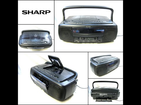 Sharp WQ-CH400 5 Disc Changer Stereo Radio Double Cassette Recorde