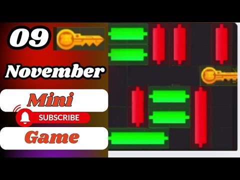 9 November Hamster Kombat Daily Mini Game Puzzle| Daily game #hamstercombat #minigame #minipuzzle