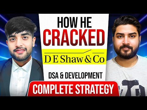 How He Cracked DE Shaw Off-Campus | Complete Strategy 🔥