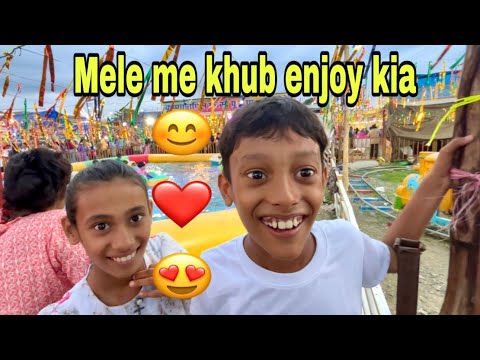 Mele me gaye 😍 Mast jhule me baithe ❤️ Sunday Funday 😊 #vlog #family #