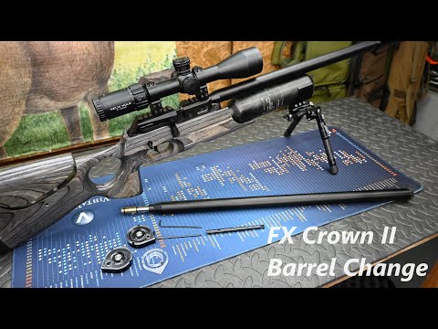 FX Crown II Barrel Change Procedure, .30 to .22 cal.