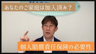 【保険知識】個人賠償責任保険って知っていますか？必要性についてお話します。