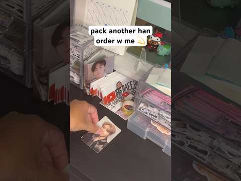 pack another han order with me 💫 #pwm #packwithme #packingorders #straykids #skz #han #jisung