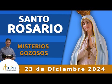 Santo Rosario Hoy Lunes 23 Diciembre 2024 l Padre Carlos Yepes l Misterios Gozosos | Rosario