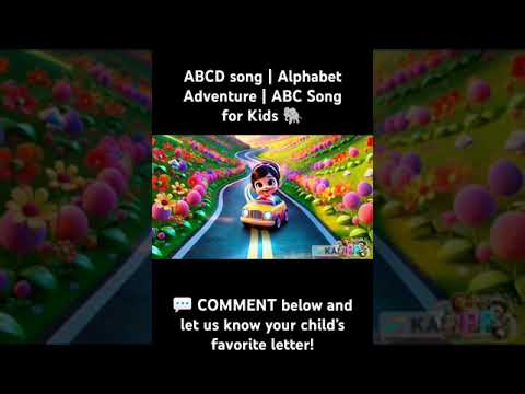 ABCD song | Alphabet Adventure | ABC Song for Kids 🐘#educationalsongs #ekmotahathihindirhymes #baby