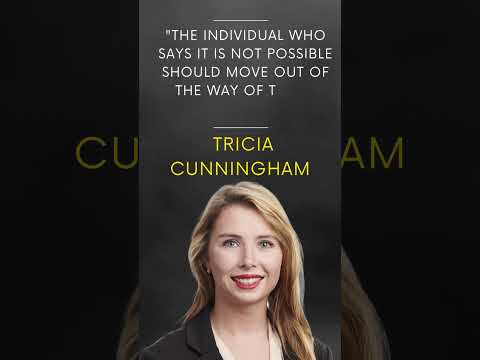 "Believing in Possibility: Insights from Tricia Cunningham - #Shorts #TriciaCunningham"