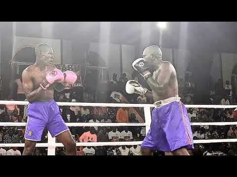 57 Year-Old 'Faza Lee'(BADRU NYOMBI) Defeats 28Yr Old Sharif Ngobi In A Cruiserweight Split Decision